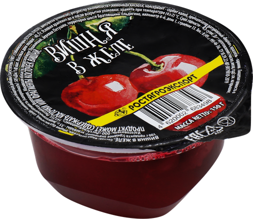 

Желе Ростагроэкспорт с вишней 150 г