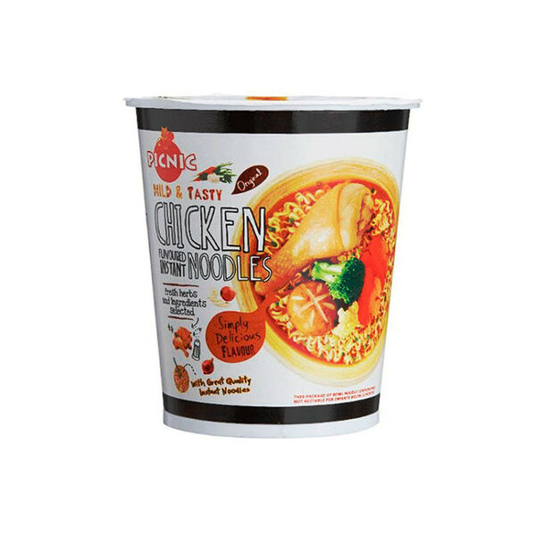 Лапша б\п Picnic со вкусом курицы, 60 г