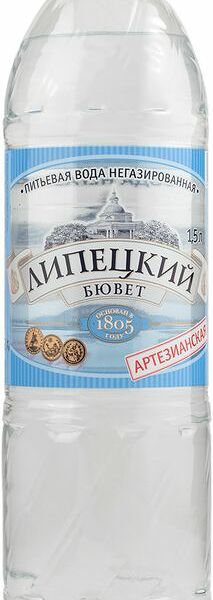 Вода Липецкий бювет питьевая негазированная