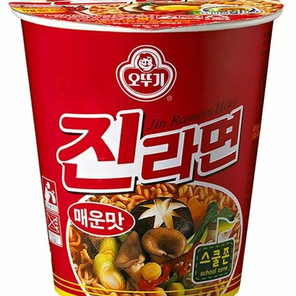 Лапша сублимированная Ottogi Джин рамен острая