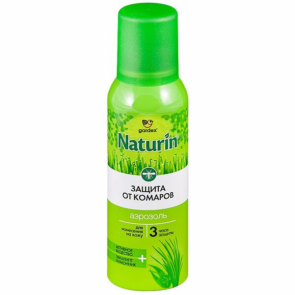 Аэрозоль-репеллент от комаров Gardex Naturin 100 мл