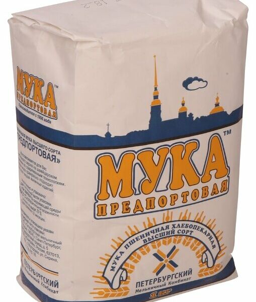 Мука Предпортовая пшеничная хлебопекарная, высший сорт