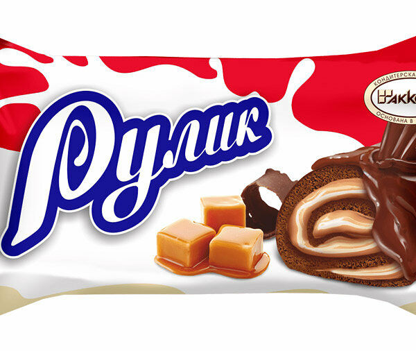 Мини-рулет Рулик с карамелизированным молоком ТМ Акконд