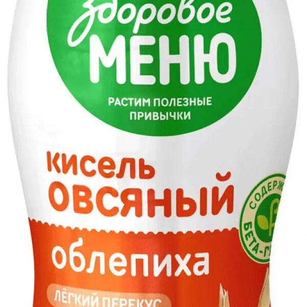 Кисель Здоровое меню овсяный с облепихой
