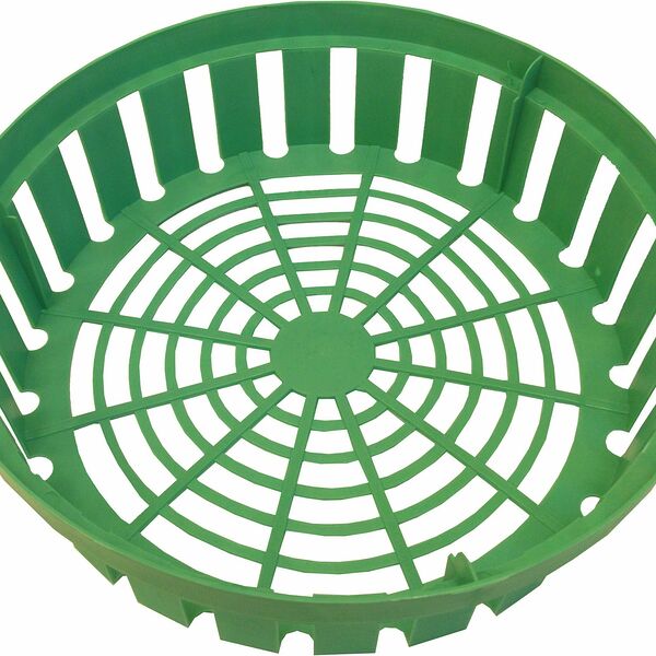 Корзина ГазонCity 30 см пластик зеленый внутренний контейнер для земли