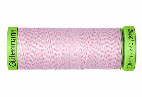 744581 Нить Extra Fine 150 для особо деликатных тканей, 200м, 100% п/э Gutermann(320 зефирно-розовый)