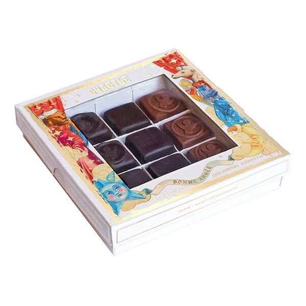 Набор домашних шоколадных конфет №2 Счастье