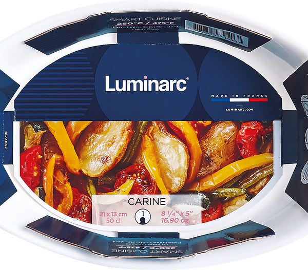 Форма для запекания Luminarc smart cuisine 21х13 см, овальная, жаропрочное стекло арт. Q5597