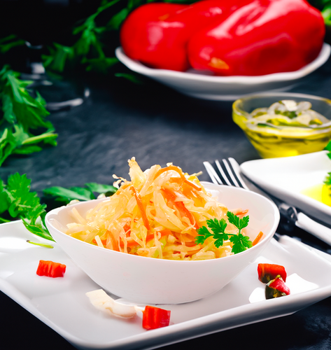 

Капуста ФЭГ маринованная с морковью и шафраном вес
