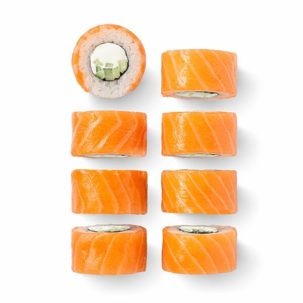 Ролл Филадельфия «Много Лосося»,  215г