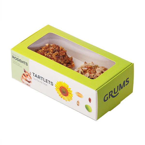 Тарталетки для грызунов Фруктовое ассорти, 2 шт. в упаковке