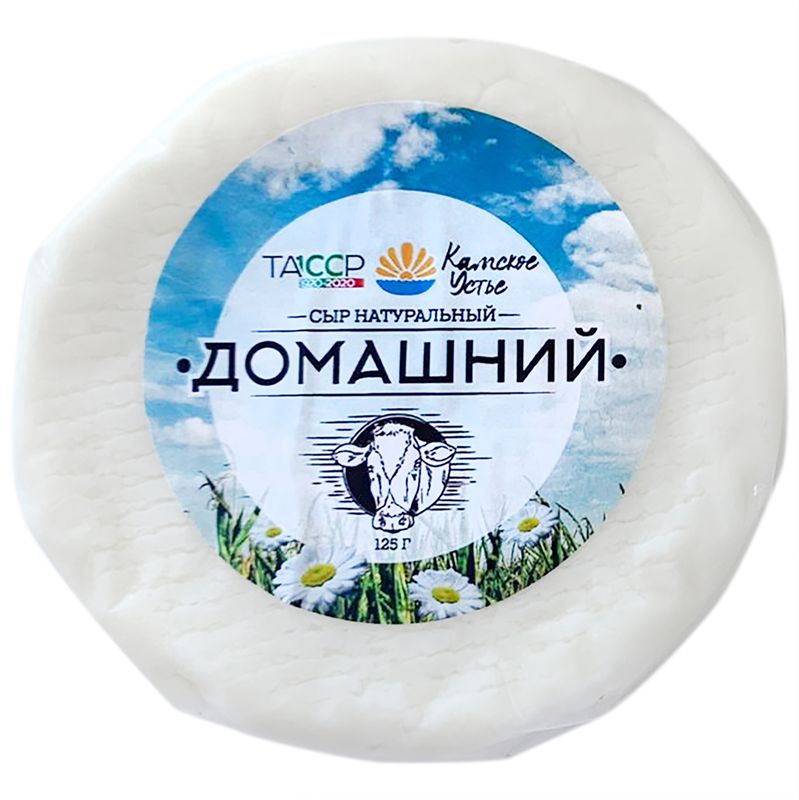 

Сыр Камское Устье Домашний полутвердый 45% 125 г
