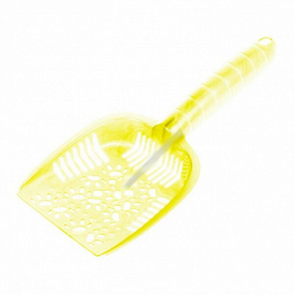 HOMECAT Atlantis Совок для туалета 25х10,8х3,5см желтый перламутр