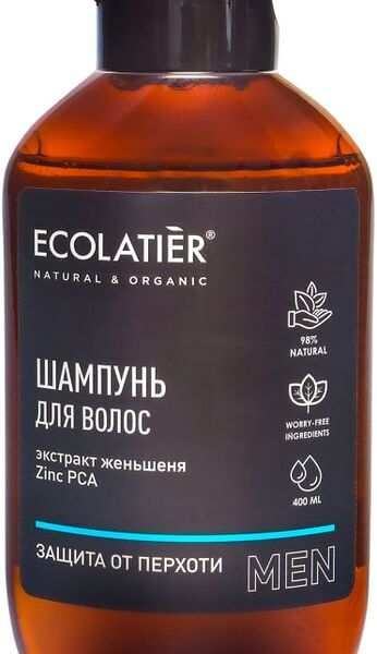 Шампунь для волос Ecolatier Men Защита от перхоти 400мл