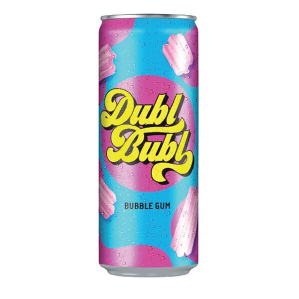 Напиток газированный Dubl Bubl Bubble Gum 0.33л