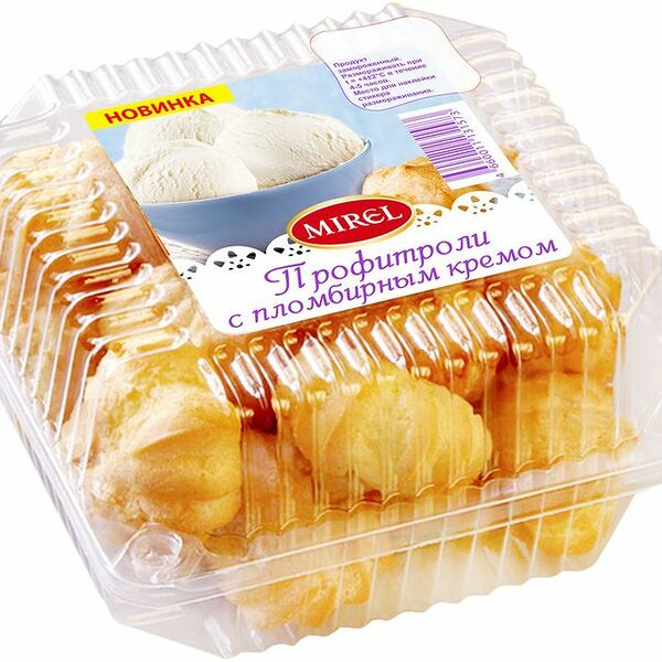 Пирожное Mirel Профитроли, 180г