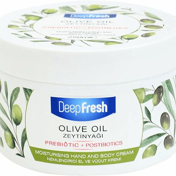Крем Deepfresh для рук и тела оливковое масло увлажняющий, 250 мл