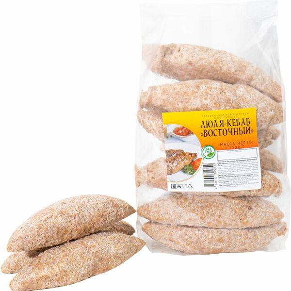 Люля-кебаб Восточный из мяса птицы замороженный 1кг