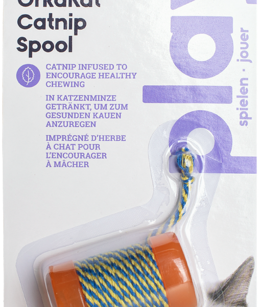 Игрушка для кошек PETSTAGES Energize Оpka катушка с веревочкой 6см