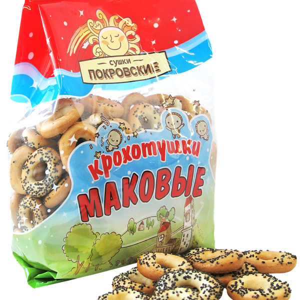 Сушки ПОКРОВСКИЙ ХЛЕБ Крохотушка с маком