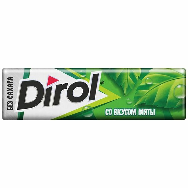 Жевательная резинка Dirol без сахара Мята 13,6г