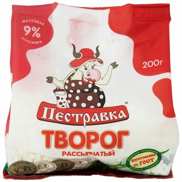 Творог Пестравка 9%