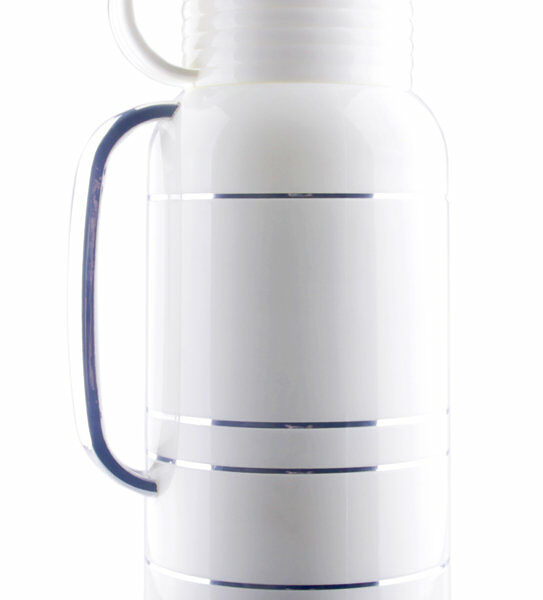 Термос пластиковый со стеклянной колбой 1л артИ7369