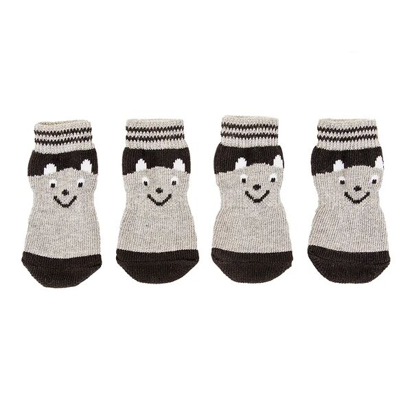 Носки для собак L серый (унисекс)