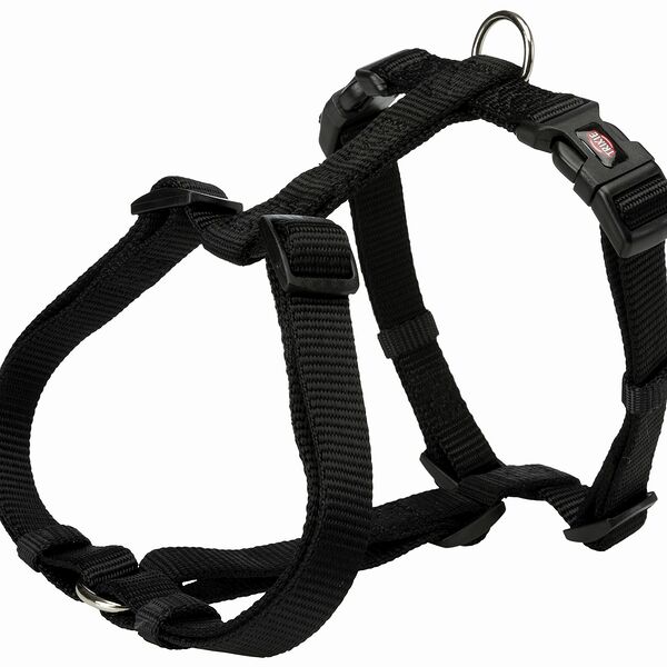 Трикси Шлейка Premium H-Harness, S–M: 42–60 см/15 мм, чёрный
