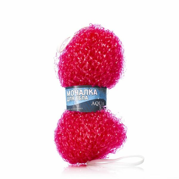 Мочалка Aqua Joy для душа и ванны большая , массажная