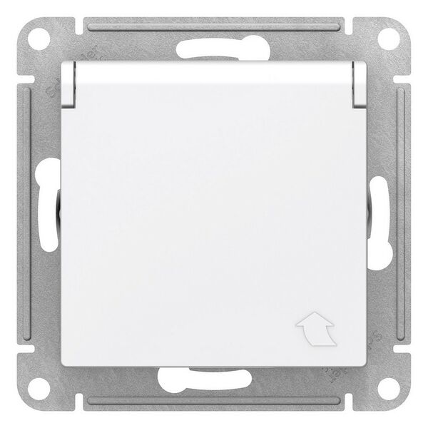 Розетка Atlas, 16А, IP44, заземление, SCHNEIDER