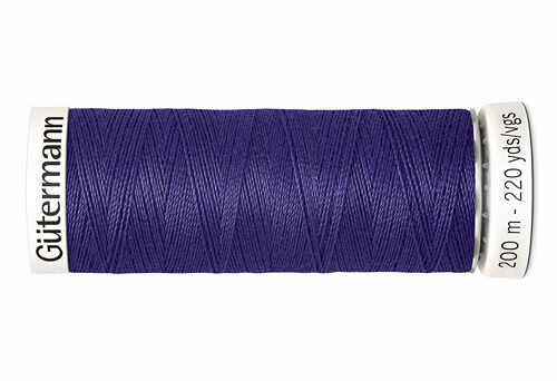 748277 Нить Sew-all для всех материалов, 200м, 100% п/э Gutermann(463 сине-фиолетовый)