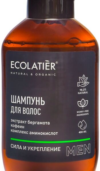 Шампунь для волос Ecolatier Men Сила и укрепление 400мл