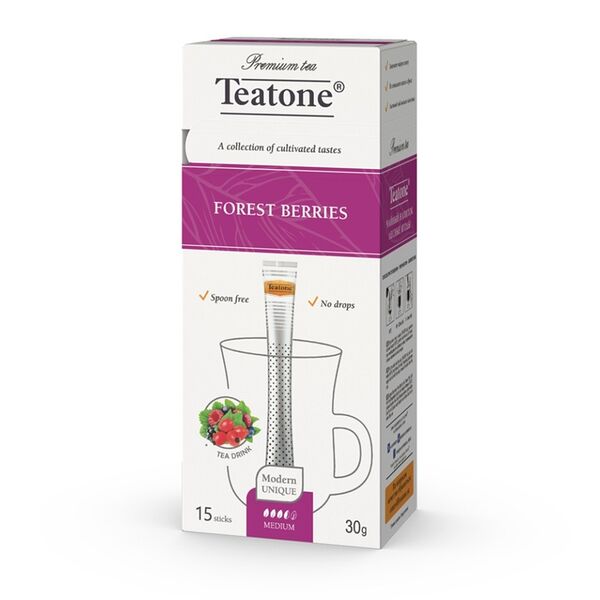 Чайный напиток Teatone Forest Berries Лесные ягоды в стиках, 15 шт.
