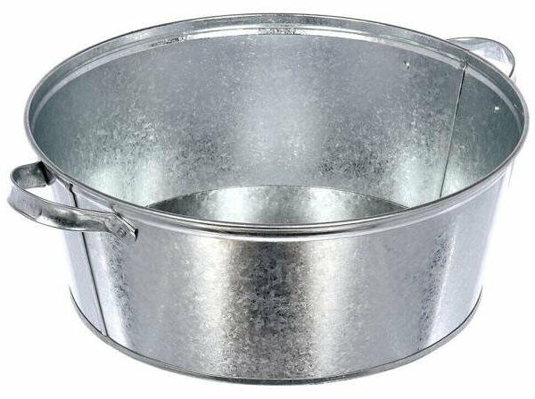 Таз оцинкованный