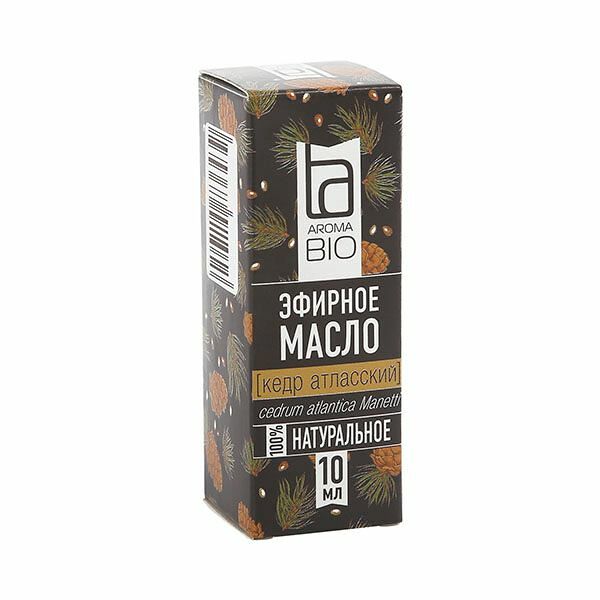 Масло эфирное AromaBio кедр 10 мл
