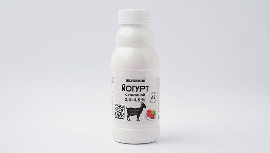 Йогурт из козьего молока с малиной 2,8-4,5%_РП