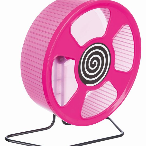 Trixie Колесо для грызунов на подставке, пластик ø 20 см, цвет в ассортименте