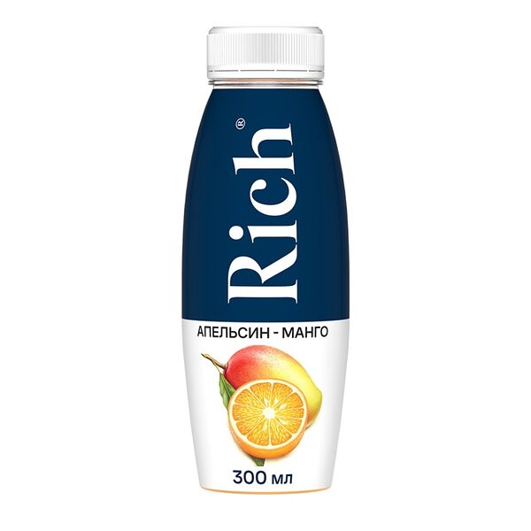 Нектар Rich апельсин-манго, с мякотью, 300мл