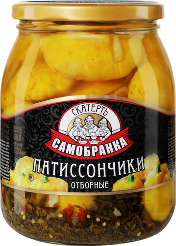 

Патисоны Скатерть-Самобранка маринованные отборные 720 мл