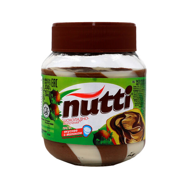 Паста Nutti Шоколадно-молочная   вес 330 гр. россия