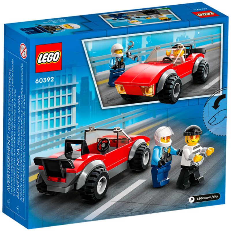 

Конструктор Lego City Полицейская погоня, 52 детали, Арт. 60392