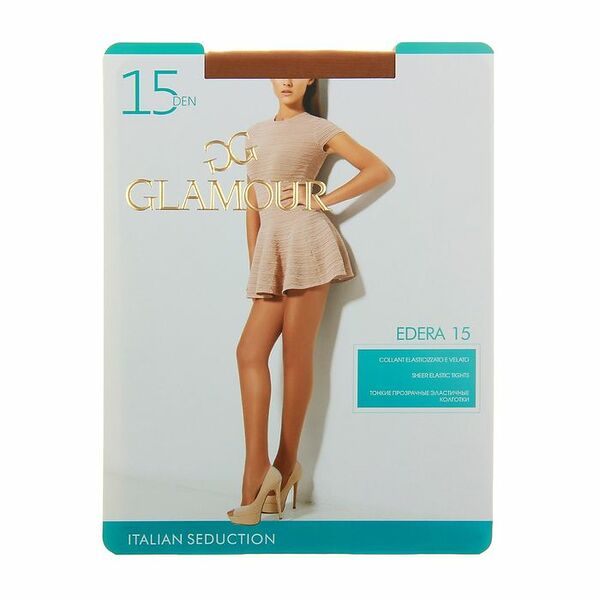 Колготки Glamour Edera 15 den цвет miele размер 4