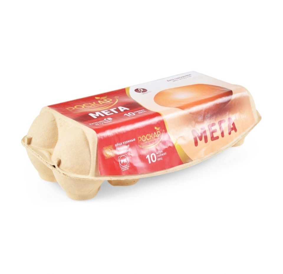 

Яйцо куриное Роскар Мега Экстра СВ, коричневое 10 шт 750 г