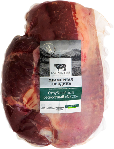 

Отруб шейный говяжий без кости Labinsk Beef Neck охлажденный вес
