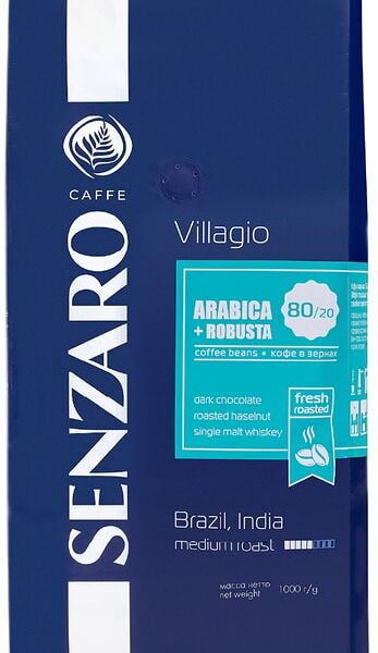 Кофе в зернах Senzaro Villagio 1кг