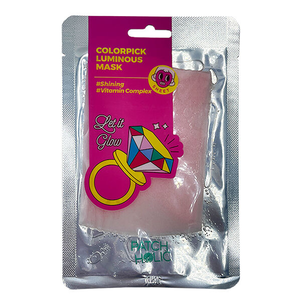 PATCH HOLIC Тканевая маска Colorpick с витаминами для сияния кожи, 20 мл