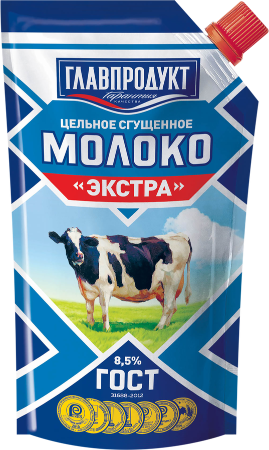 

Молоко сгущенное Главпродукт Экстра цельное с сахаром 8.5% 270 г