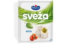 Сыр мягкий рассольный Фета Sveza массовой долей жира в сухом веществе 45% мультивак 200г