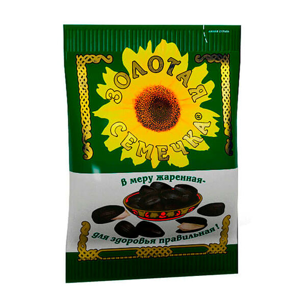 Семечки подсолнечника Золотая семечка жареные 200г